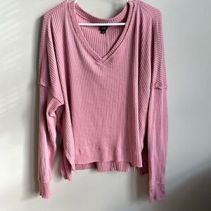 Wild Fable Pink Sweater Top Women’s Size L